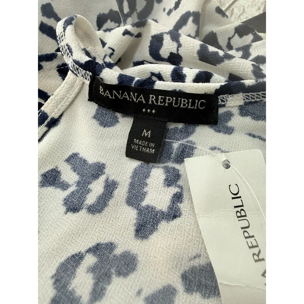 NEW Banana Republic Sleeveless Women Dress Size M Criss Cross Back - Picture 13 of 13